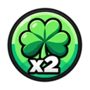 2X Luck game pass icon
